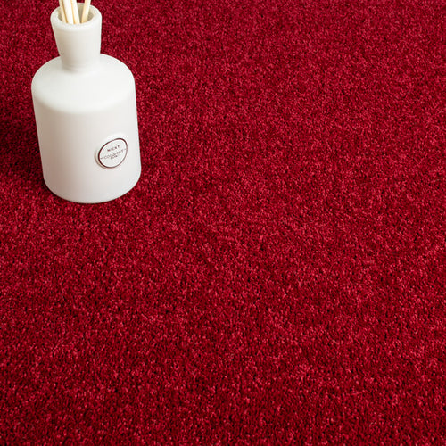 Crimson Red 20 Carousel Twist Carpet