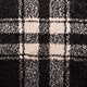 Black White Dali Tartan Carpet