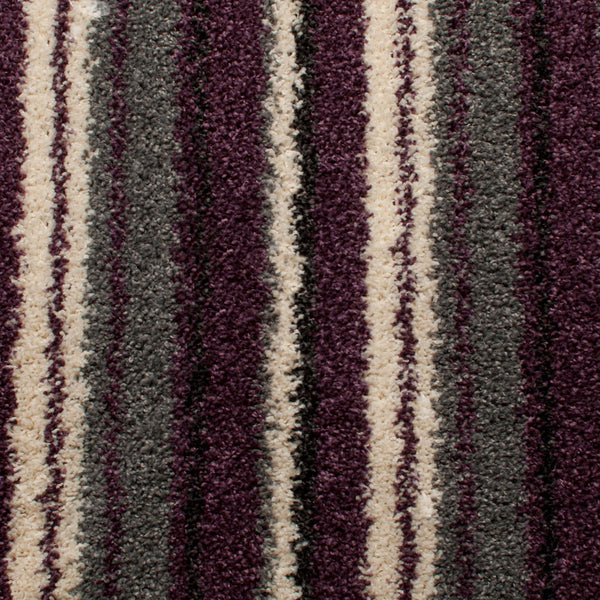 Mulberry Grey 19 Decorlines Striped Carpet