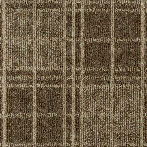 Brown Austin Tartan Loop Feltback Carpet