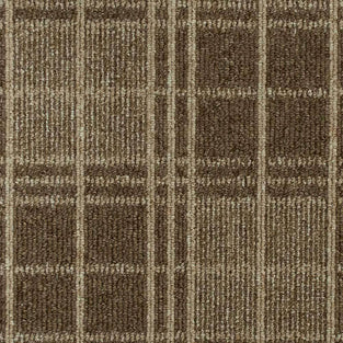 Brown Austin Tartan Loop Feltback Carpet