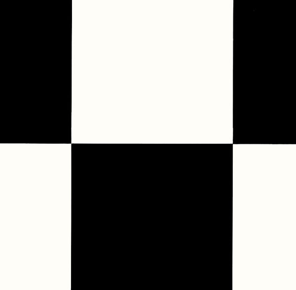 Black & White Tile Chessboard Vinyl Flooring