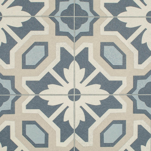 Eleanor 576 Nova Tile Vinyl Flooring Mid