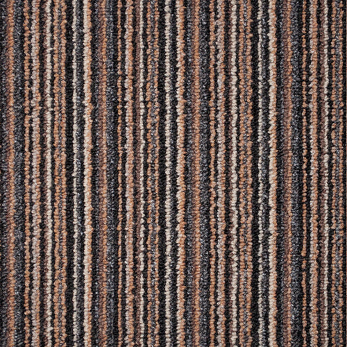 Anthracite Milan Loop Striped Carpet