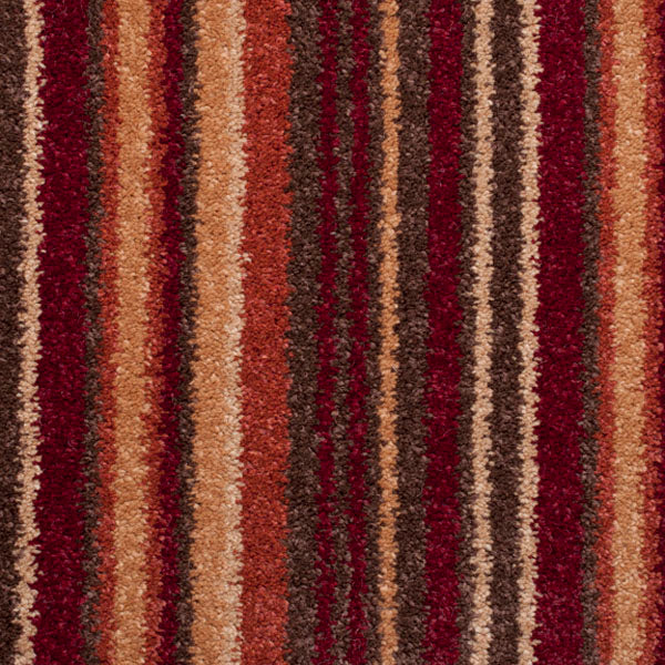 Luxury Stripes Wine & Brown 170 Carpet