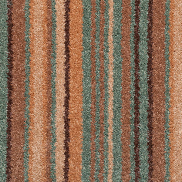 Luxury Stripes Green & Beige 420 Carpet