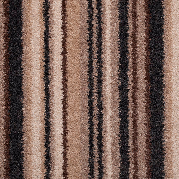 Luxury Stripes Grey & Brown 870 Carpet