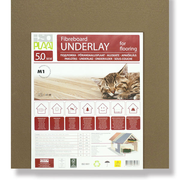 5mm Fibre Board Laminate & Wood Flooring Underlay 5mm Thick Buy
