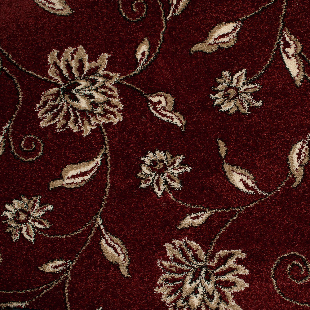 Carpet Rococo Red Red Floral Castle Wilton Carpet | Buy Patterned Castle Wilton Carpets ...