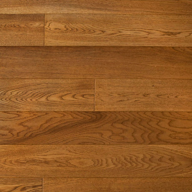 Golden Oak Handscraped Real Wood Engineered HDF Flooring
