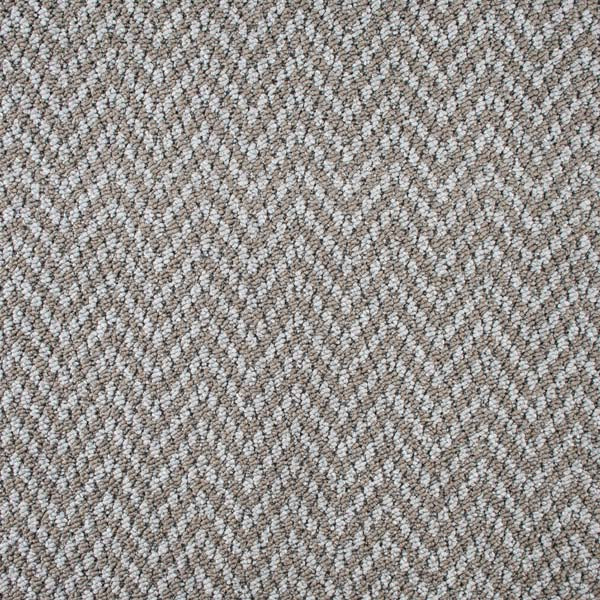 Greige Aztec Herringbone Carpet
