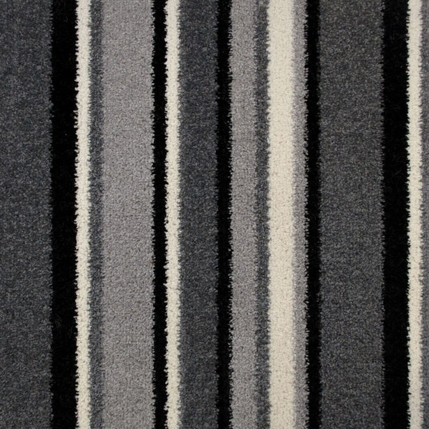 Grey 950 Pop Art Striped Carpet