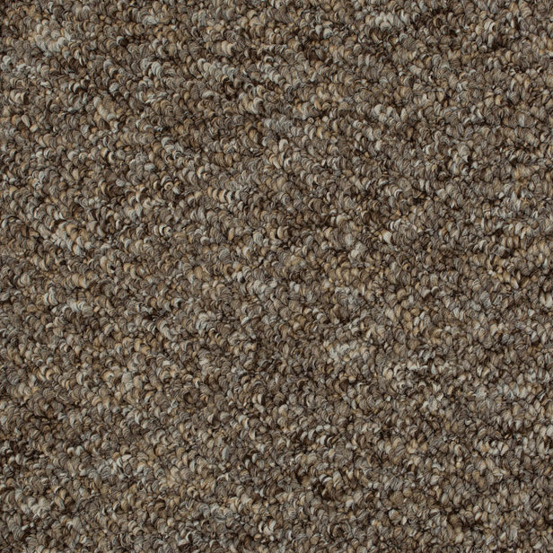Grey Brown Sweet Home Felt Backed Carpet Mid