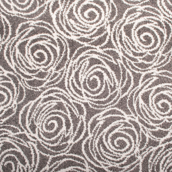 Grey Cream Rose Castle Wilton Carpet