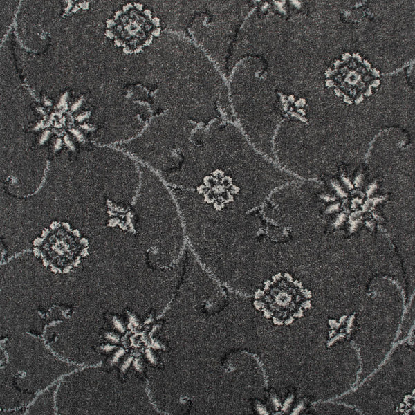 Grey Floral Queensville Wilton Carpet Buy Floral Queensville Woven Backed Carpets
