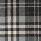 Grey Modern Tartan Queensville Wilton Carpet