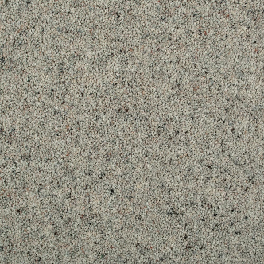 Grey Squirrel Natural Berber Twist Deluxe 55oz Carpet by Cormar 2.6m x 5m Remnant