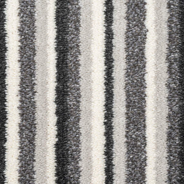Bohemian Stripes 98 Soft Noble Feltback Carpet