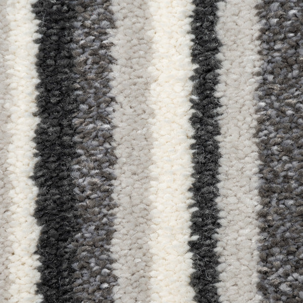 Bohemian Stripes 98 Soft Noble Feltback Carpet