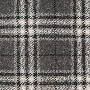 Grey Traditional Tartan Queensville Wilton Carpet