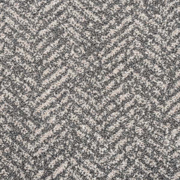 Herringbone Grege Illusion Wilton Carpet