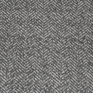 Herringbone Steel Illusion Wilton Carpet