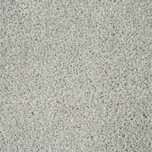 Ivory Grey Soft Hawaii Saxony Carpet 4.27m x 5m Remnant