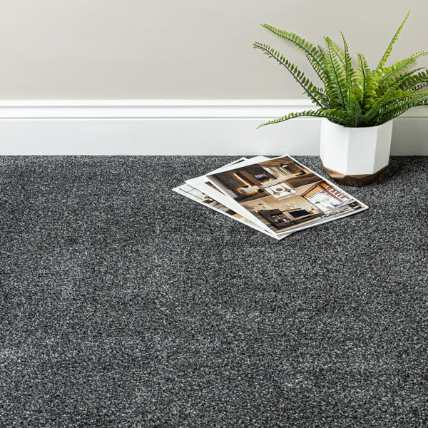 Rich Grey 77 Liberty Heathers Twist Carpet