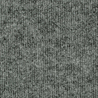 Light Grey Chevy Ribbed Gel Backed Carpet