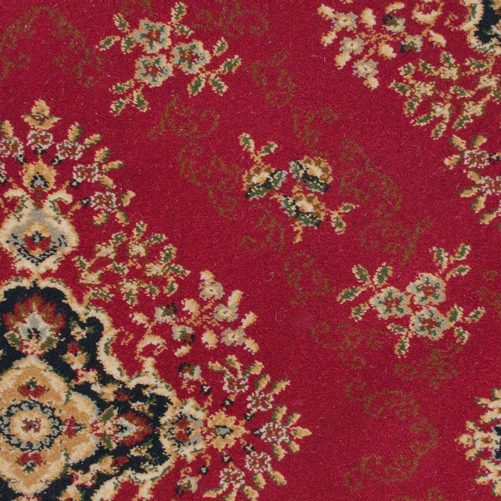 Royal Red Floral Windermere Carpet | Buy Wilton Carpets Online ...