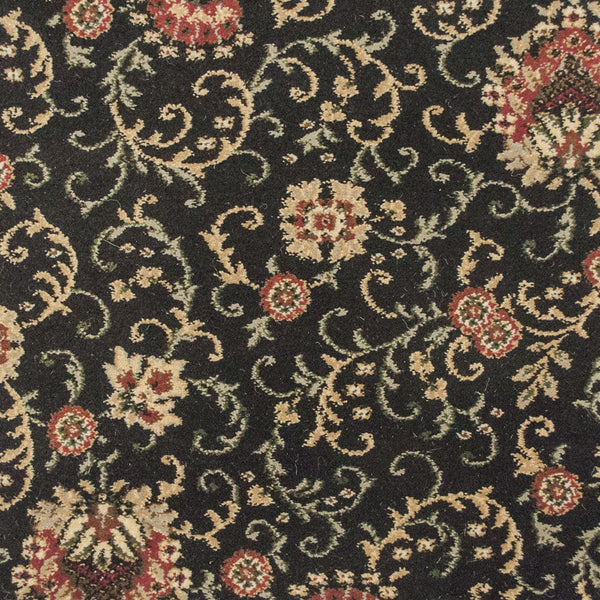 Gold Vine Black Windermere Carpet