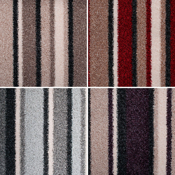 Moorland Stripe Felt Backed Carpet