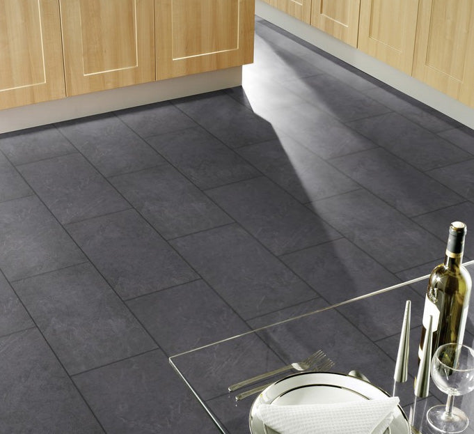 Mustang Slate Stone Impressions Laminate Flooring