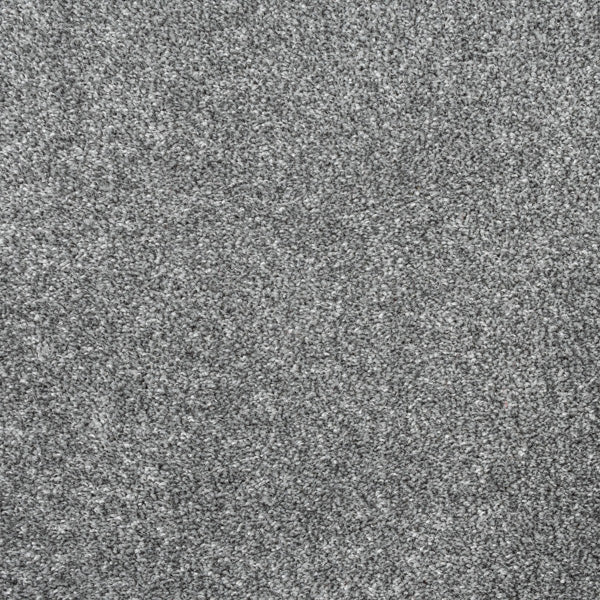 Nickel Grey Avalon Saxony Feltback Carpet 4.5m x 5m Remnant