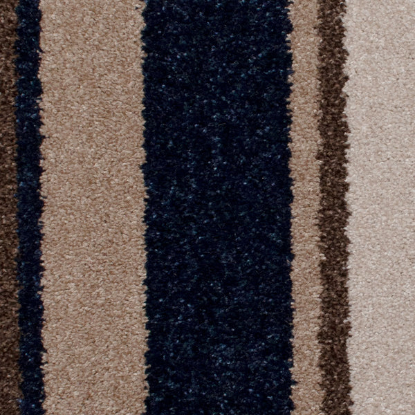 Enchantment 30 More Noble Striped Saxony Feltback Carpet