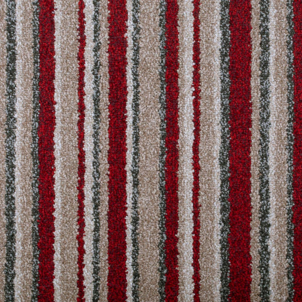 Fire Line 14 Noble Striped Saxony Collection Carpet