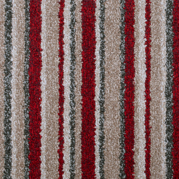 Fire Line 14 Noble Striped Saxony Collection Carpet