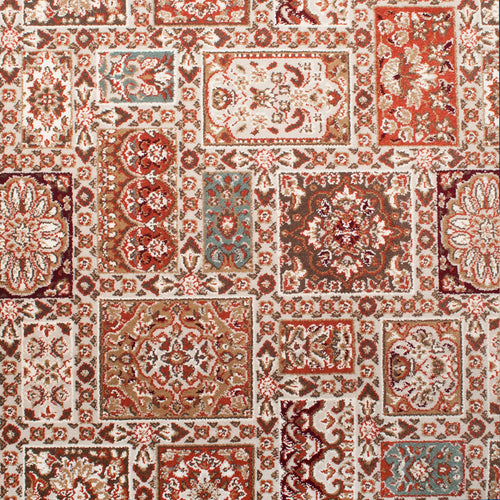 Beige / Brown 27 2352 Panel Temple Wilton Carpet