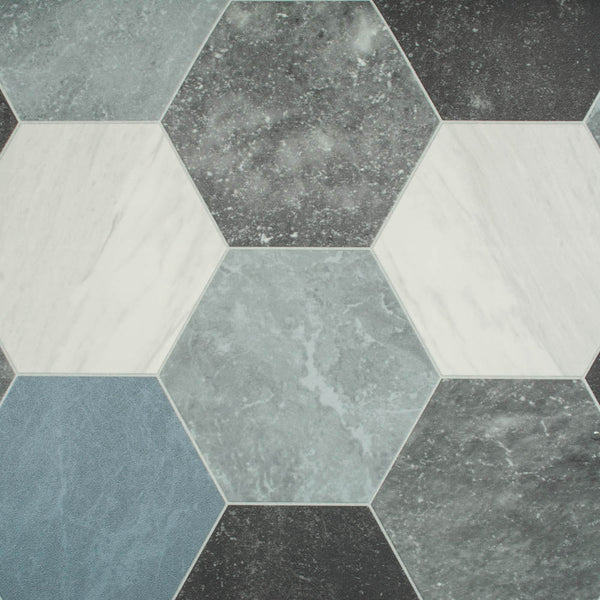 Pembroke 907M Art Decor Tile Vinyl Flooring Clearance