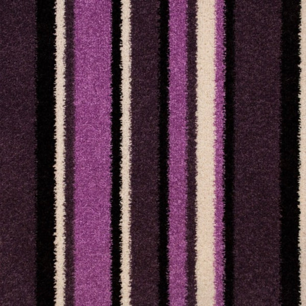 Purple 580 Pop Art Striped Carpet