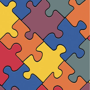 Puzzle Jigsaw 050 Candy Vinyl Flooring