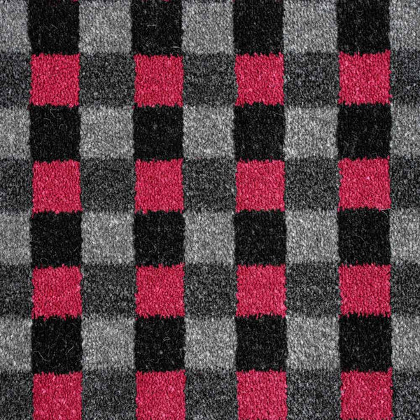 Raspberry Red GIN8 Gingham Wilton Carpet