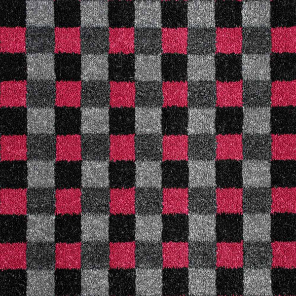 Raspberry Red GIN8 Gingham Wilton Carpet