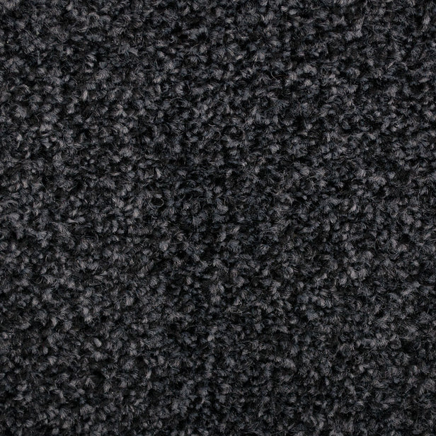 Rich Black 980 Moorland Twist Felt Backed Carpet
