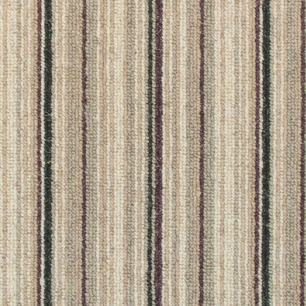Claret Shetland Striped Carpet