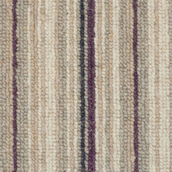 Claret Shetland Striped Carpet