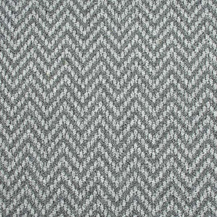 Silver Aztec Herringbone Carpet