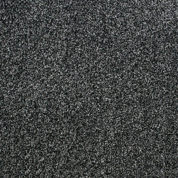 Grey Black 995 Splendid Saxony Feltback Carpet Clearance
