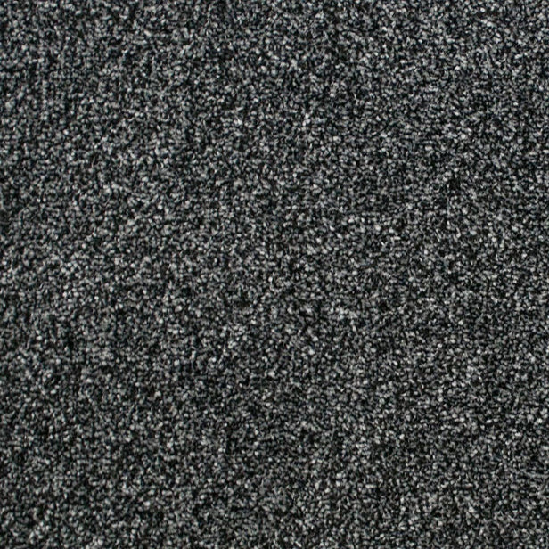 Grey Black 995 Splendid Saxony Feltback Carpet Clearance