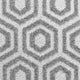 Grey & Cream Geometric Structura Carpet